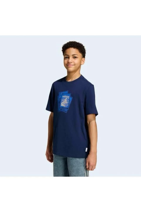تیشرت اسپرت گرافیکی adidas Loose Tee مدل KH0720