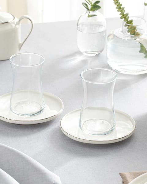نعلبکی چای پرسلان Torino 12 cm Silver