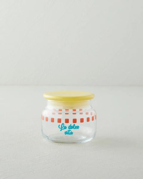 شیشه کنسرو Dolce Vita مدل 350 ml رنگ زرد