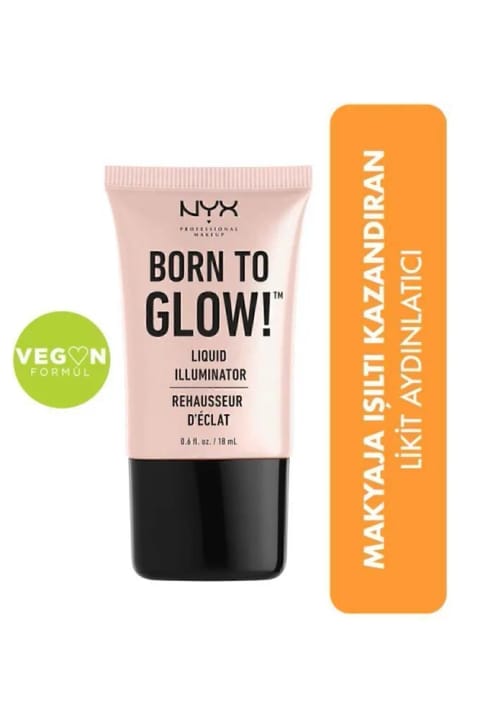 NYX Professional Makeup برن تو گلو مایع هایلایتر