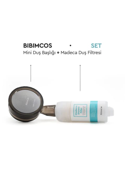 سردوش مینی Bibimcos + فیلتر دوش Madeca