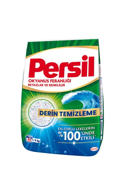 Persil پودر لباسشویی طراوت اقیانوس ۳۳ بار شستشو ۵ کیلوگرمی