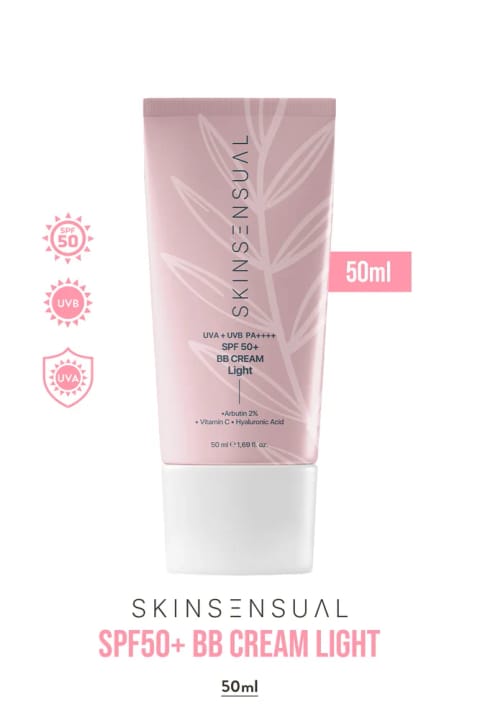 Skin Sensual SPF50+ PA++++ کرم بیبی پوشاننده لایت ۵۰ میلیلیتر