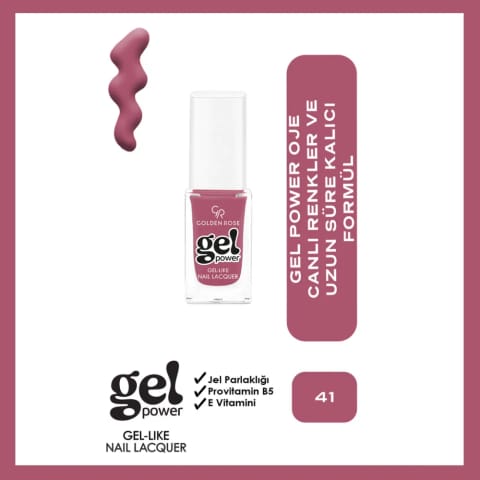 Golden Rose Power Gel Like Nail Oje No: 41