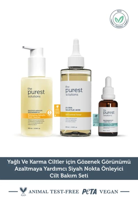 The Purest Solutions مراقبت از منافذ برای پوست چرب و مختلط (ست)