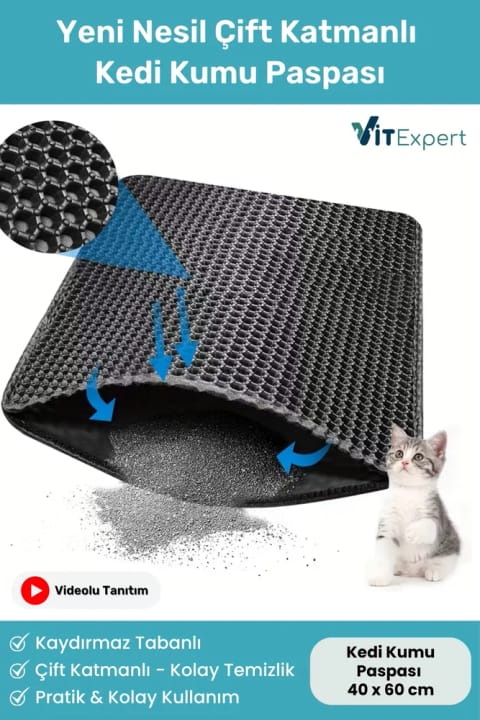 Vitexpert نسل جدید دولایه ۴۰×۶۰ سانتیمتری جلوی توالت با الک و سوراخدار راحتی...