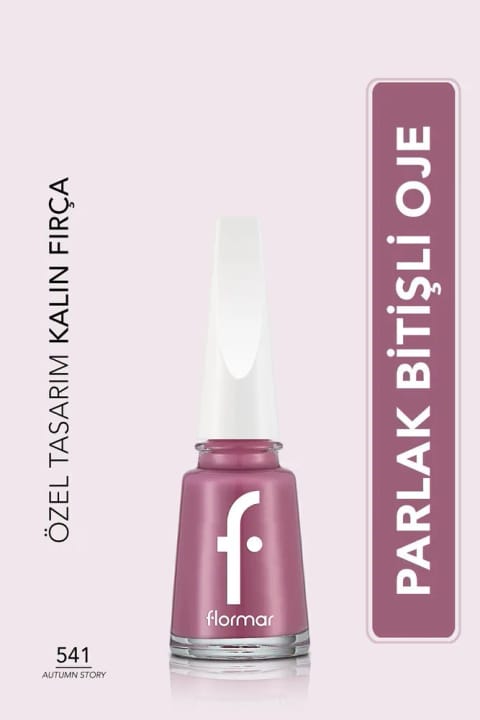 Flormar کلاسیک لاک براق با پیگمنت بالا - Nail Enamel -541 Autumn