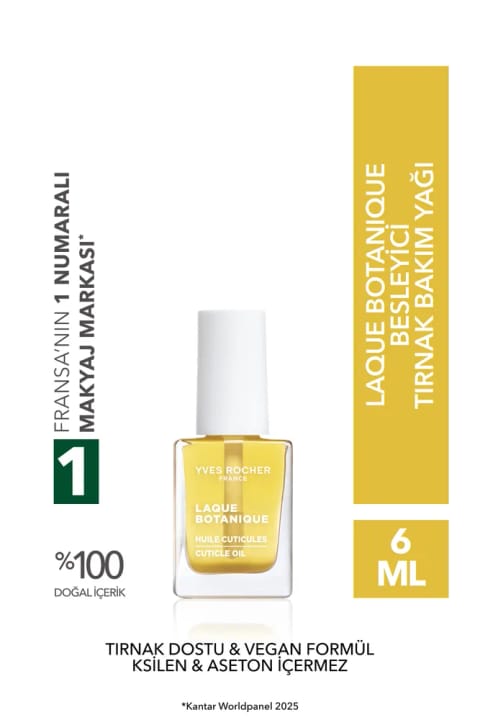 Yves Rocher روغن مراقبت از ناخن مغذی Laque Botanique - مناسب ناخن و وگان