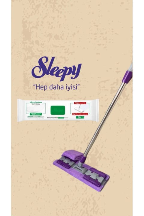 ست تی و دستمال ۵۰ برگه با صابون سفید و گیره Sleepy