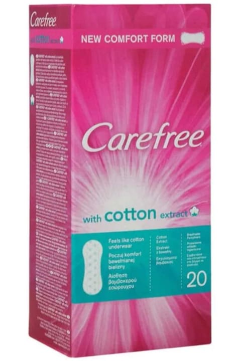 نواربهداشتی Carefree Cotton Extract بسته ۲۰ عددی