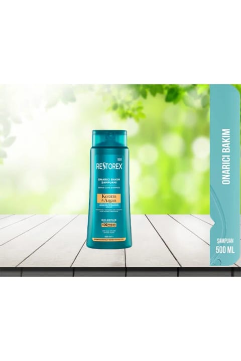 Restorex شامپو کراتین و آرگان 500 میلیلیتر