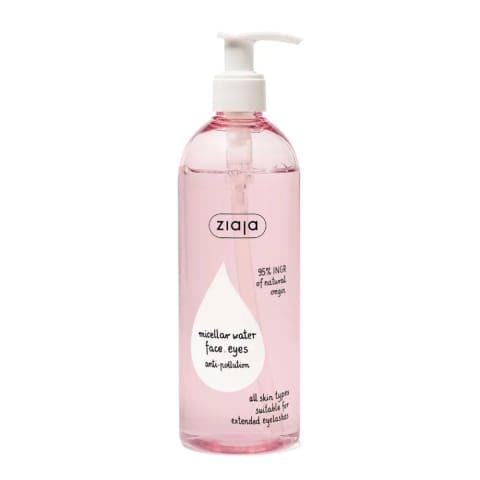 Ziaja Micellar Water ضد آلودگی پاککننده آرایش صورت، چشم و لب ۳۹۰ میلیلیتر