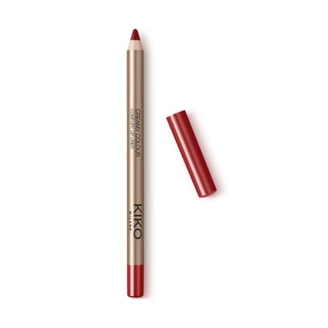 مداد لب Kiko Milano - New Creamy Colour Comfort Lip Liner - 13 Pearly Tulip Red