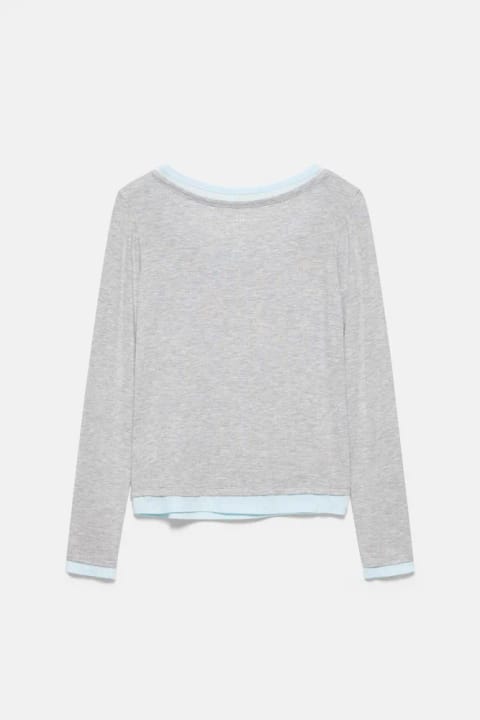 تیشرت دو دکمه Pull&Bear