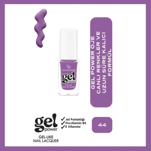 لاک ناخن Golden Rose مدل Power Gel Like شماره ۴۴