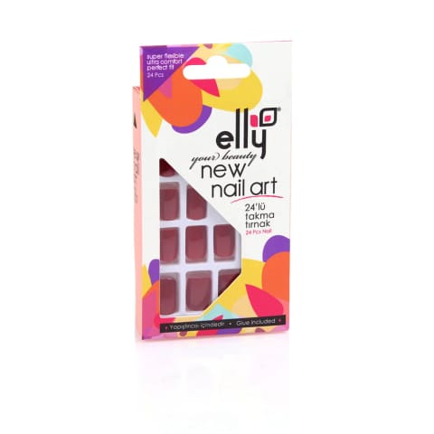 ناخن مصنوعی Elly مدل ELLYNAIL0064 بسته ۲۴ عددی