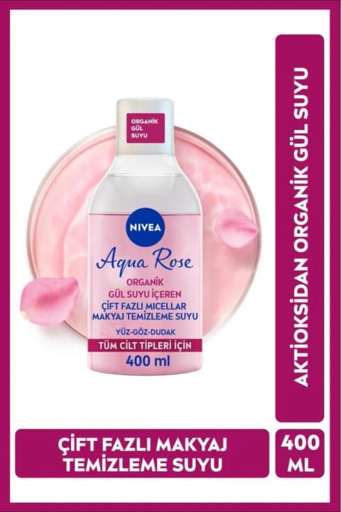 NIVEA پاککننده دوفاز آرایش با عصاره گل رز