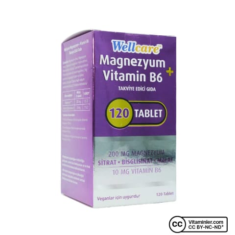 Wellcare منیزیم و ویتامین B6