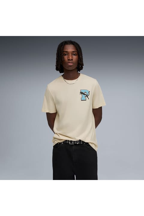 تیشرت مردانه Puma Graphic مدل بژ استایل روزمره 69177687