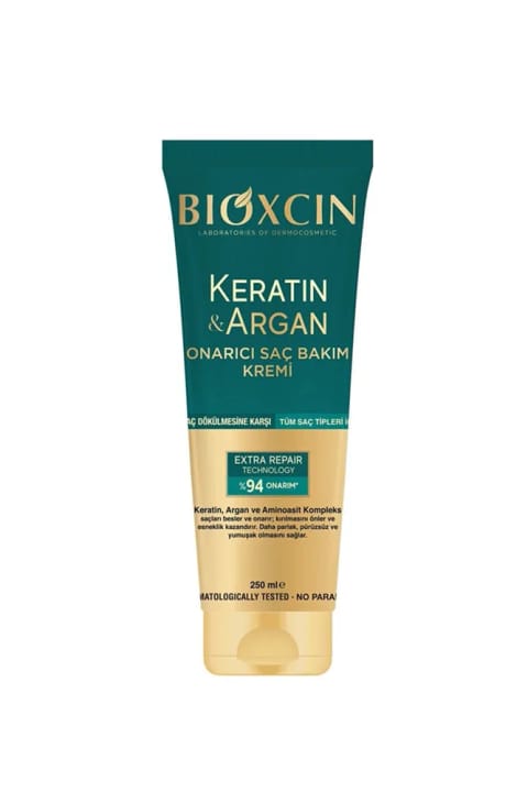 Bioxcin کراتین و آرگان ماسک ترمیمکننده مو 250 میلیلیتر