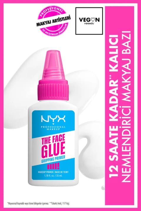 پرایمر چسب صورت NYX Professional Makeup با ماندگاری ۱۲ ساعت و مرطوبکننده