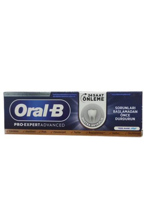 خمیردندان Oral-B Pro-Expert Advanced نعناع سبز 75 میلی‌لیتر
