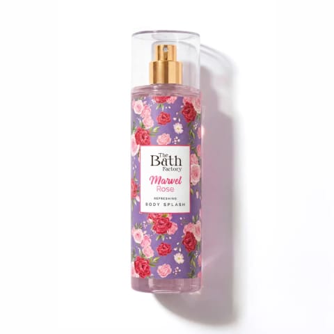 The Bath Factory Marvel Rose اسپری بدن زنانه ۲۰۰ میلیلیتری