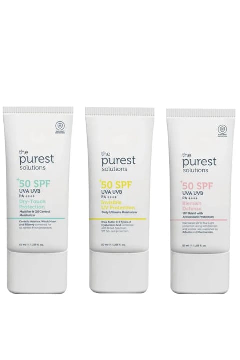 The Purest Solutions ست ضدآفتاب صورت