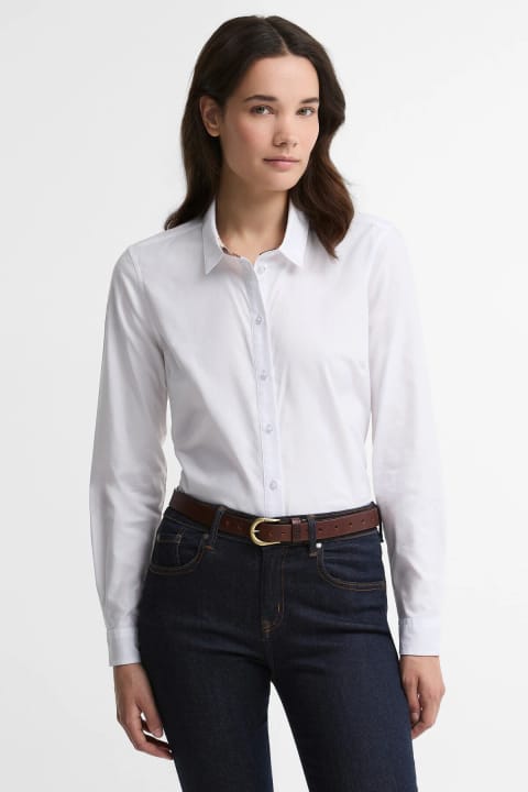پیراهن Barbour Derwent WH73 سفید Lt Muted Tartan