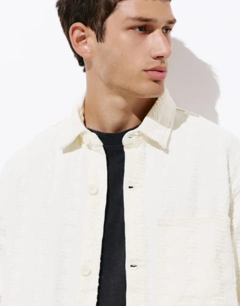 پیراهن ژاکارد Pull&Bear