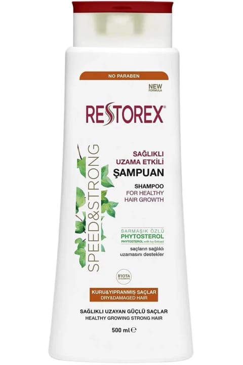 شامپو Restorex مخصوص موهای خشک و آسیبدیده ۵۰۰ میلیلیتر ۱ عددی
