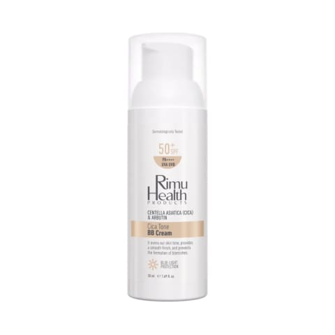 Rimu Health Cica ضد لک BB کرم SPF50+ یکنواخت کننده رنگ پوست ۵۰ میلیلیتر