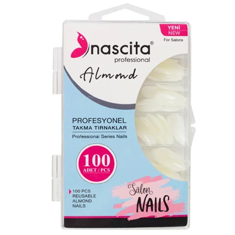 ناخن مصنوعی Nascita مدل Almond سایز 100 عددی