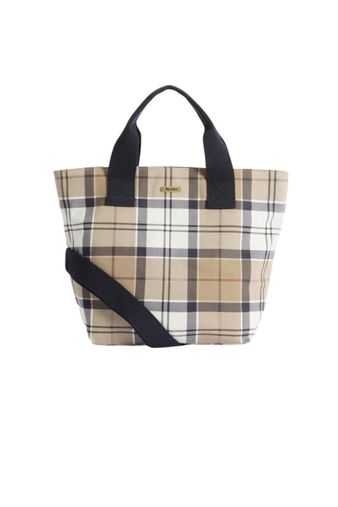 کیف دوشی Barbour Maisy Tartan BE71 Rosewood Tartan