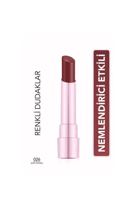 Flormar Sheer Up رژ لب مرطوب‌کننده نیمه شفاف و براق شماره 26 Ber...