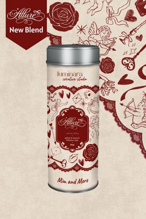 Mim and More Luminara Studio x Allure Tea - زردآلو و هلو هیبیسکوس چای
