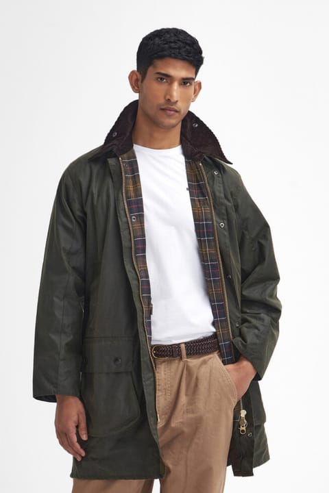 کاپشن واکسی Barbour Border OL99 Archive Olive