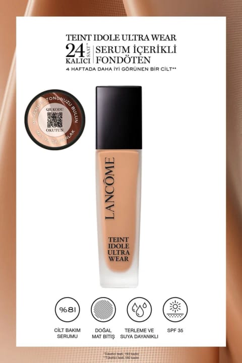 Lancome Teint Idole Ultra Wear کرم پودر ماندگار ۲۴ ساعته ۳۲۵C
