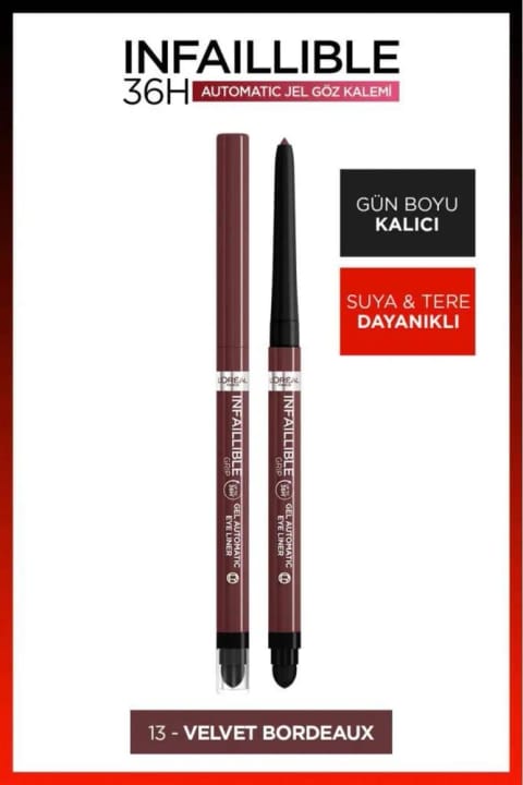 مداد چشمی ژلهای اتوماتیک Infaillible لورآل پاریس - 13 Velvet