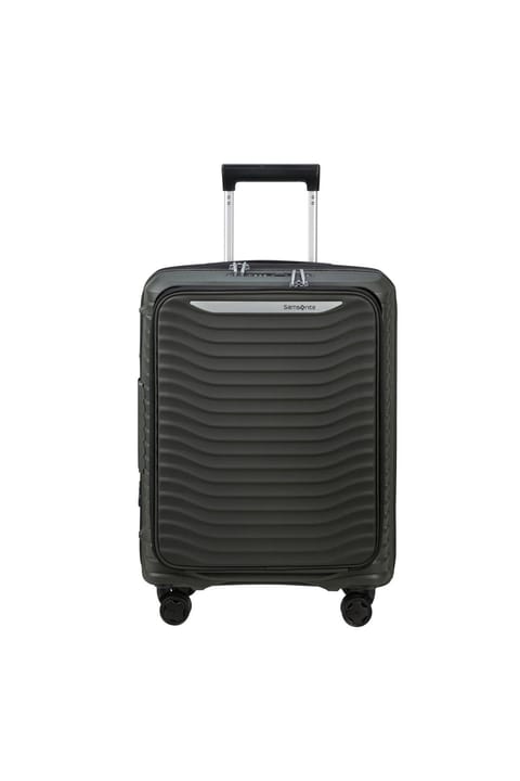 چمدان کابین Samsonite Upscape سبز تیره آکاردئونی - 55/20 (با ورودی USB)