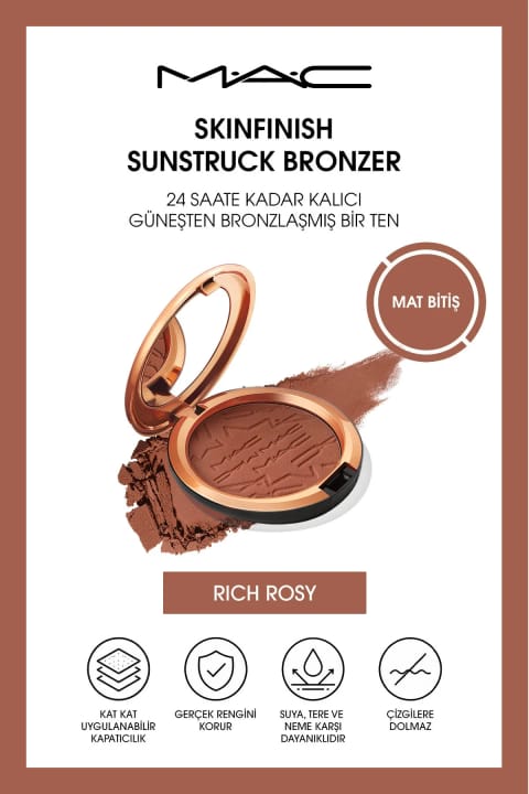 برنزر M.A.C Skinfinish Sunstruck - Matte Rich Rosy