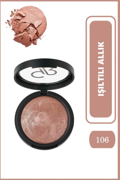Golden Rose Baked Stardust - 106 - رژگونه پخته مرواریدی (درخشان)