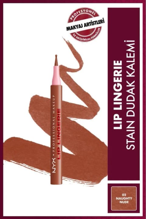 NYX Professional Makeup Lip Lingerie Stain مداد لب - 02 Naughty Nude