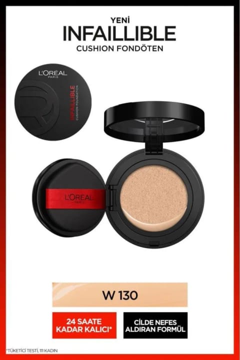L'Oreal Paris Infaillible Freshwear Cushion فونداسیون - W 130