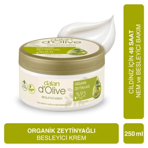 Dalan D'Olive ارگانیک کرم مغذی روغن زیتون ۲۵۰ میلیلیتر