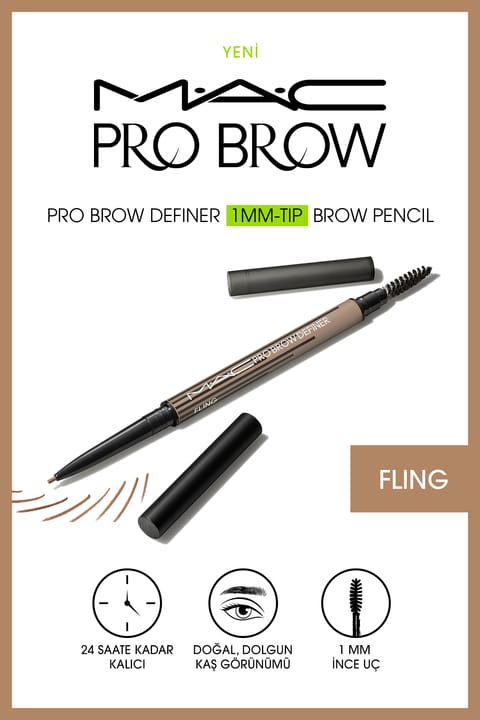 مداد ابرو M.A.C Pro Brow Definer نوک ۱ میلی‌متری - Fling ۰.۳ گرم