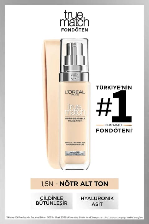 Loreal Paris True Match فونداسیون 30ml 5N Sable/Sand