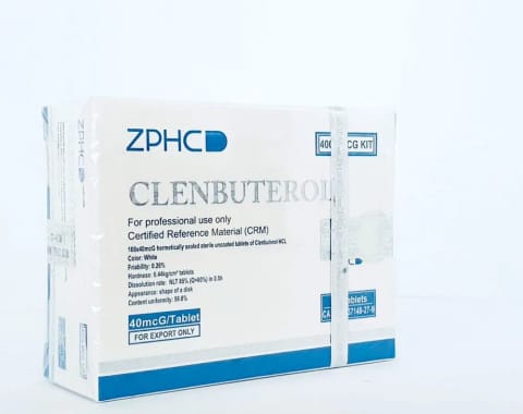 ZPHC Clenbuterol 40 Mcg 100 Tablet