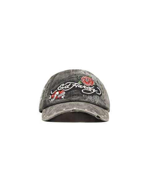 ED HARDY X BERSHKA کلاه گلدوزیشده