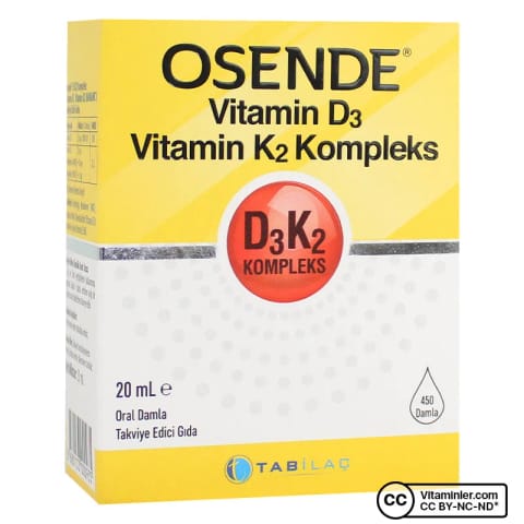 اسند D3 + K2 کمپلکس ۲۰ میلیلیتر قطره